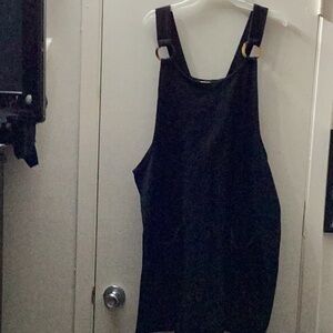Black Overall Dress